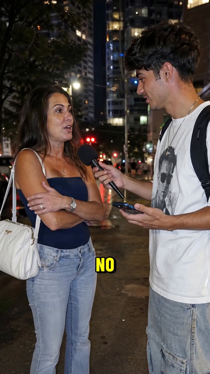 Concept ad — AI street interview